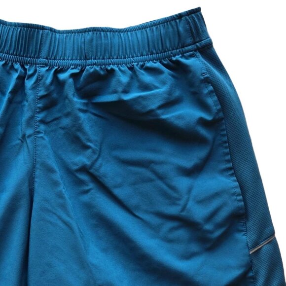 Balance Collection Teal Blue Athletic Workout Casual Shorts w/ Pockets Men's S - Picture 2 of 6